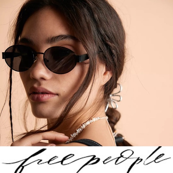 Gorgeous, Free People Little Secret oval sunglasses ❤️ NWOT - Picture 1 of 6